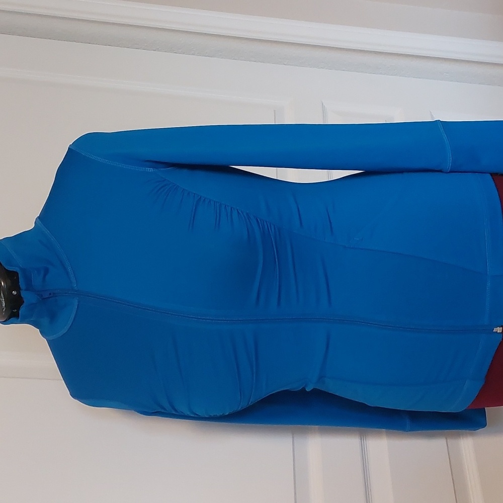 Blue Z by Zella stretch light exercise jacket
